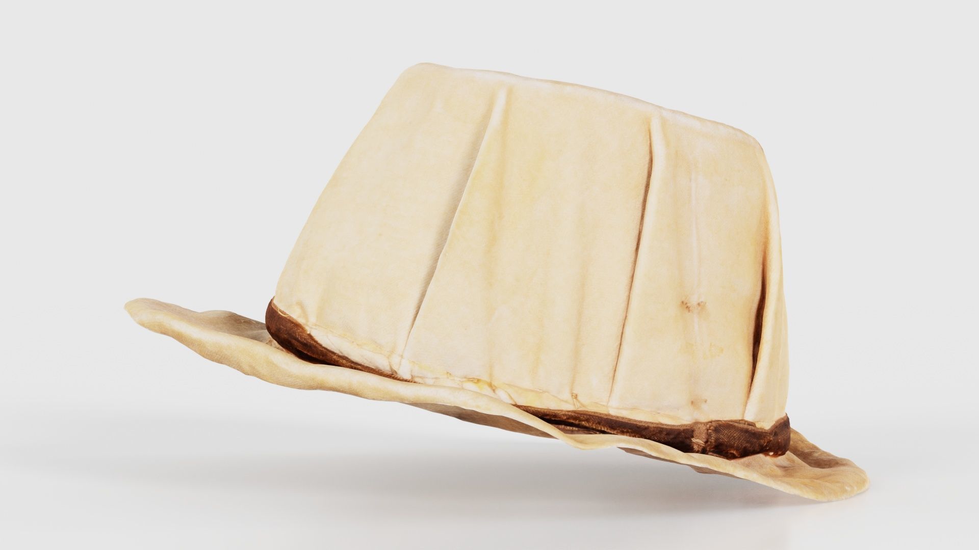 Melon Hat Low-poly 3D model_24