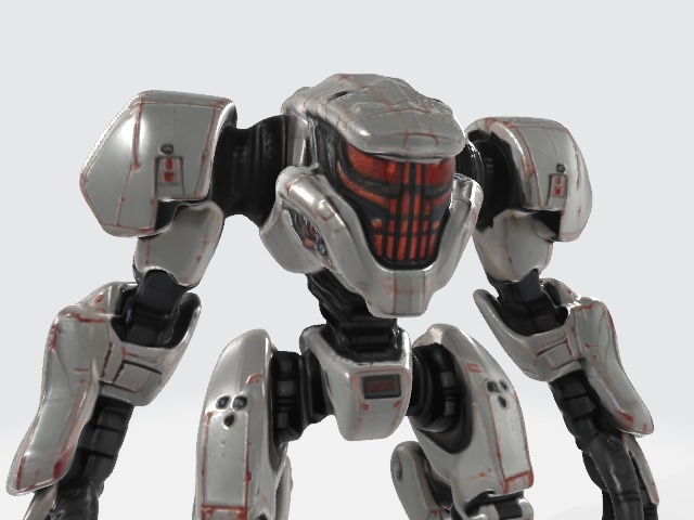 Mecha robot 3D model_3