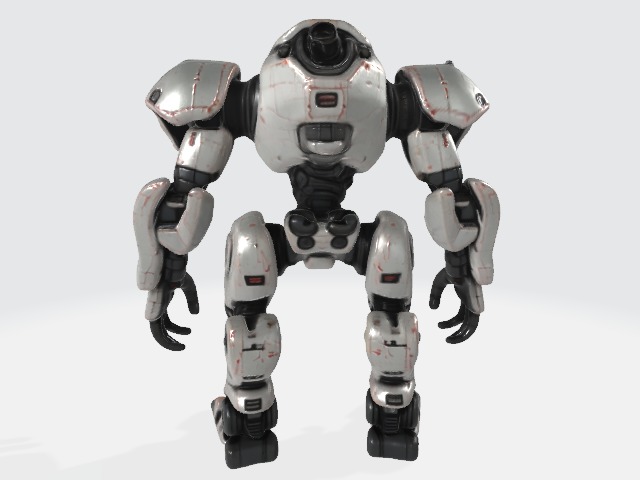 Mecha robot 3D model_2