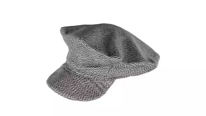 Peaky Blinders Hat B Up Low-poly 3D model