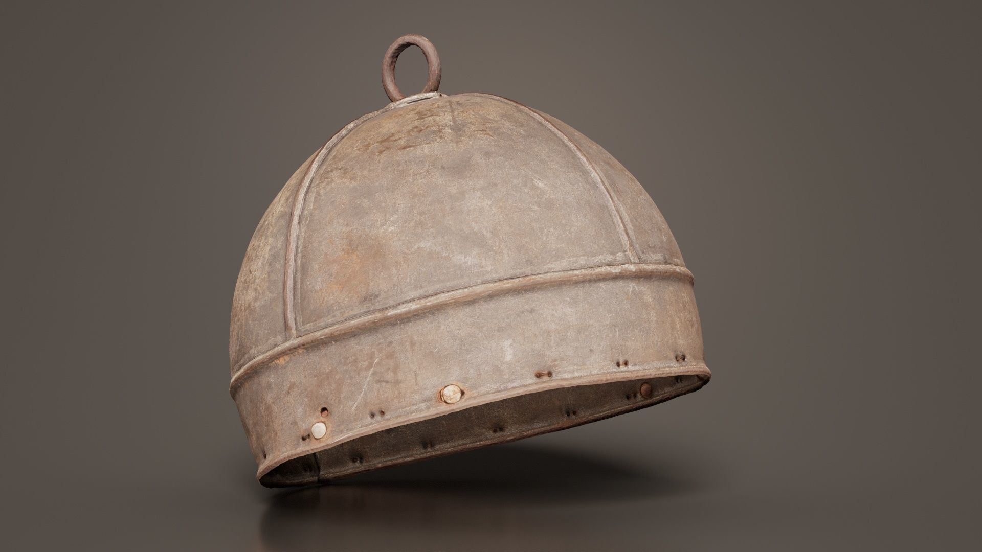 Ring Helmet Low-poly 3D model_3