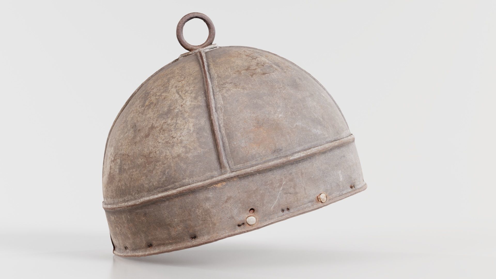 Ring Helmet Low-poly 3D model_6