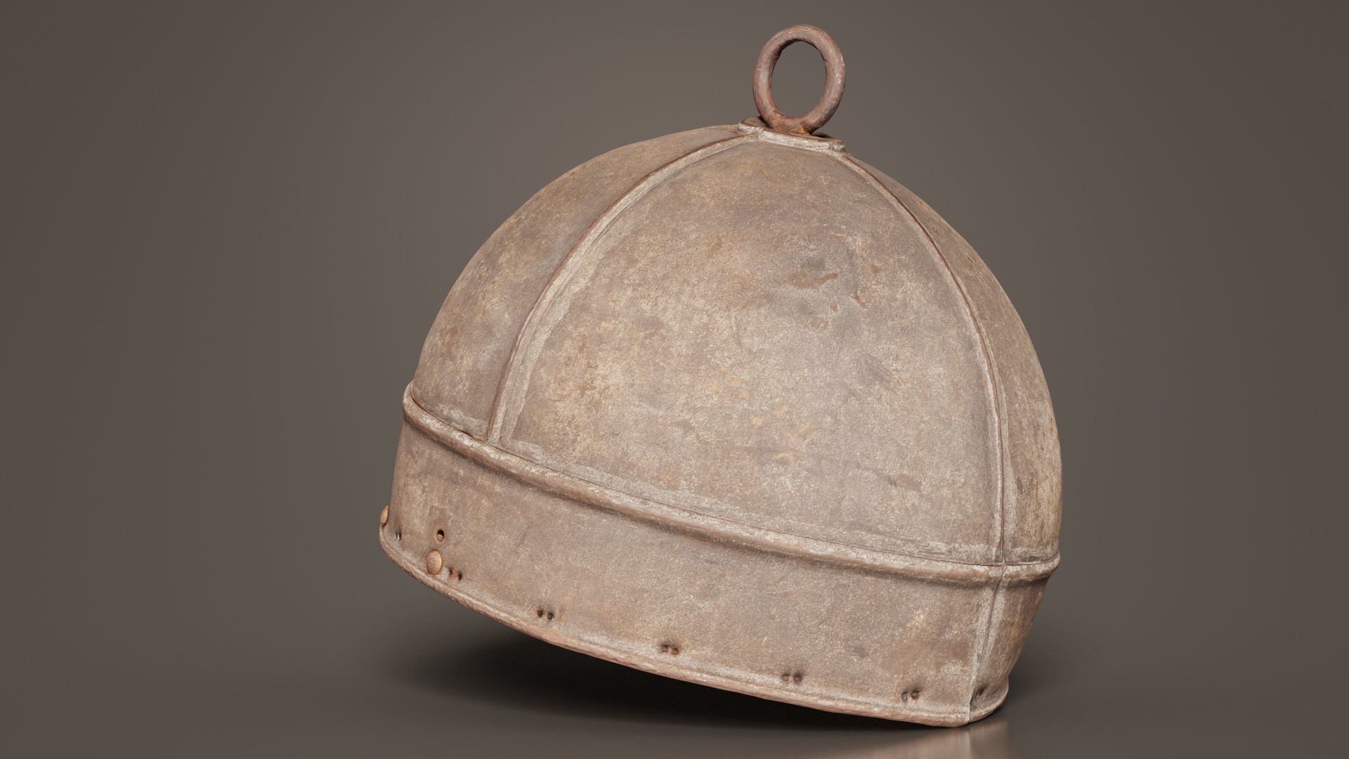 Ring Helmet Low-poly 3D model_7