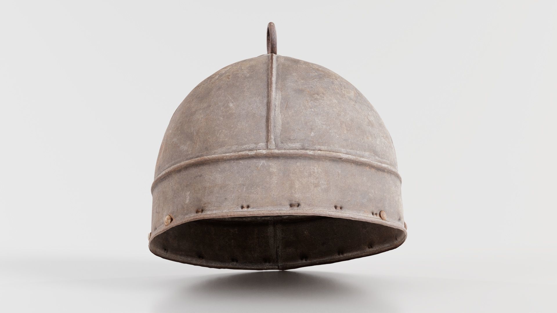 Ring Helmet Low-poly 3D model_4