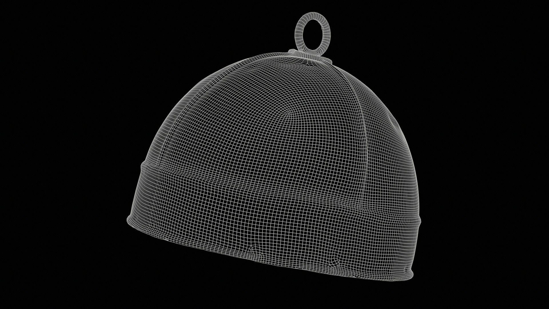 Ring Helmet Low-poly 3D model_11