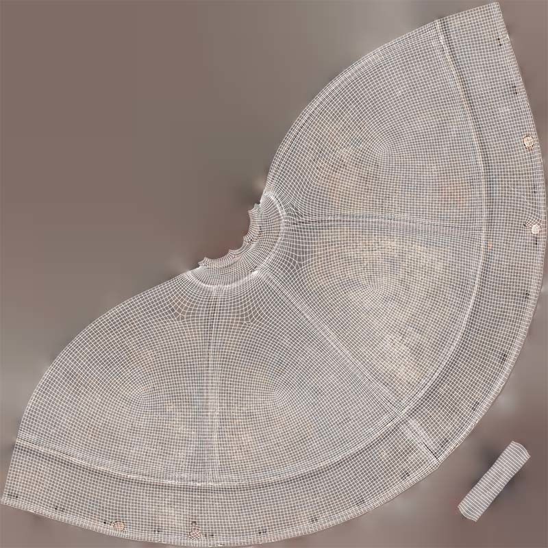 Ring Helmet Low-poly 3D model_14