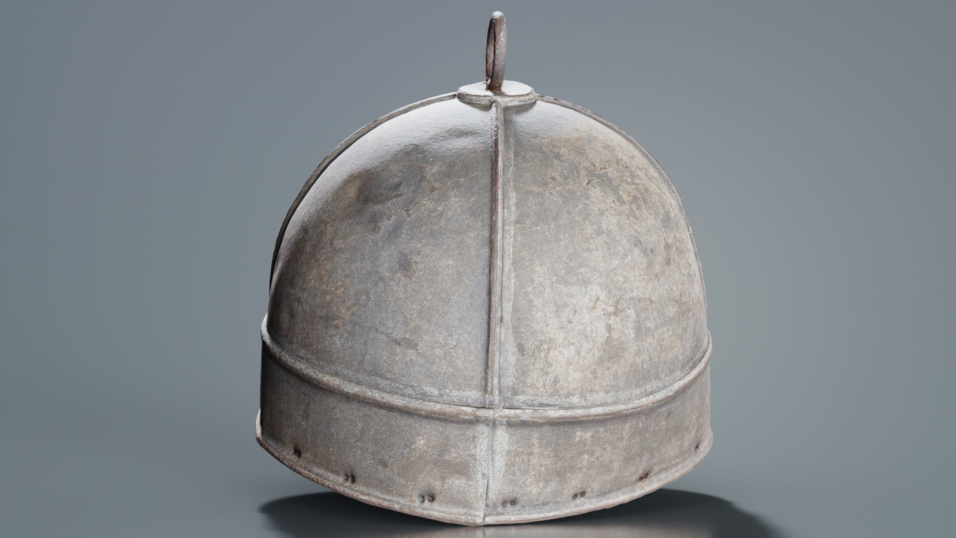 Ring Helmet Low-poly 3D model_5