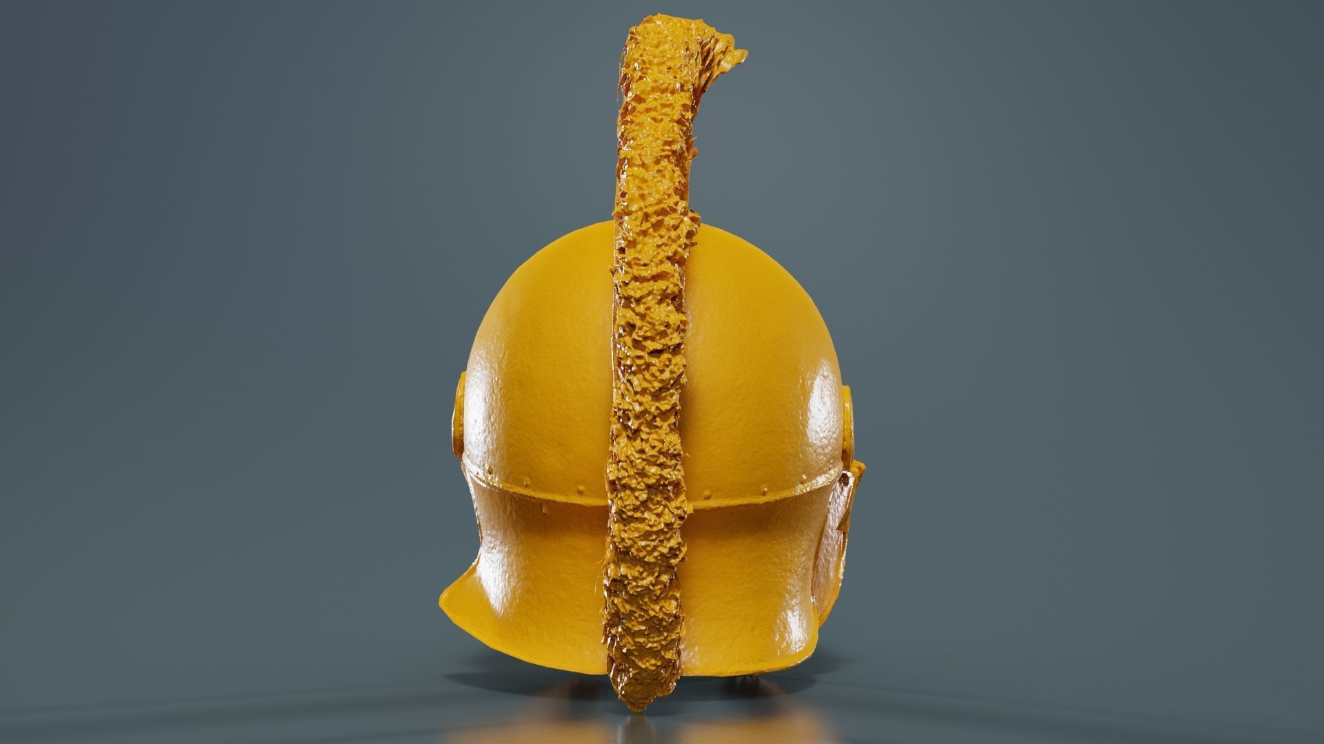 Roman Helmet Low-poly 3D model_13