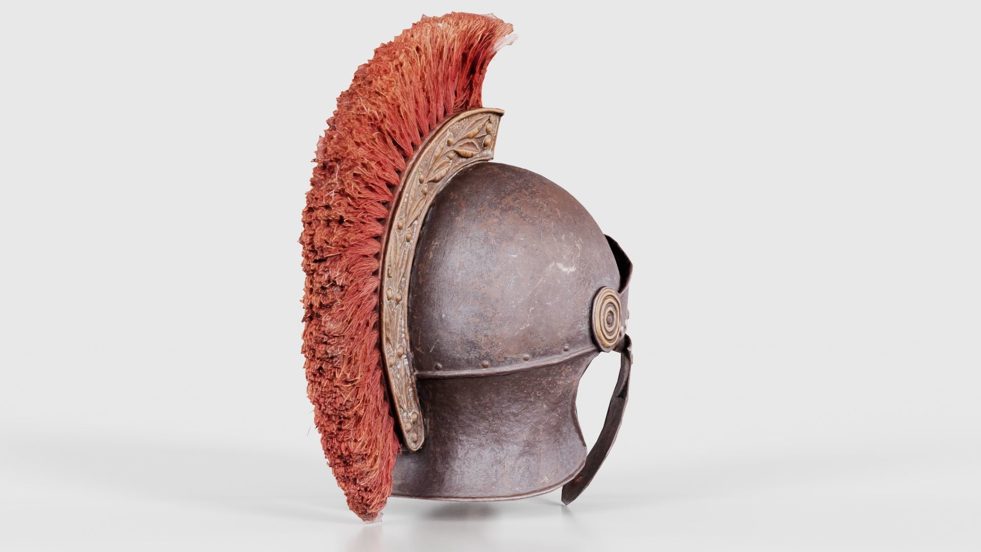 Roman Helmet Low-poly 3D model_20