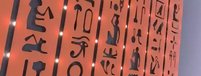 jeroglifico molde para cemento concrete mould egypt deco