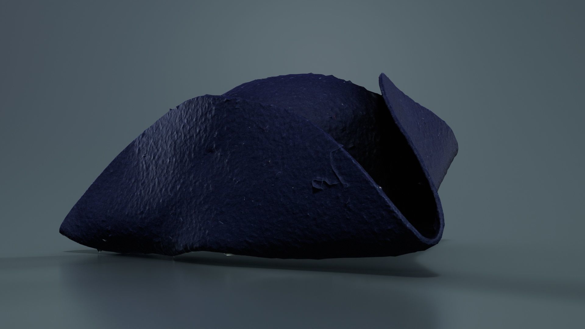 Triangle Hat Plain Low-poly 3D model_8