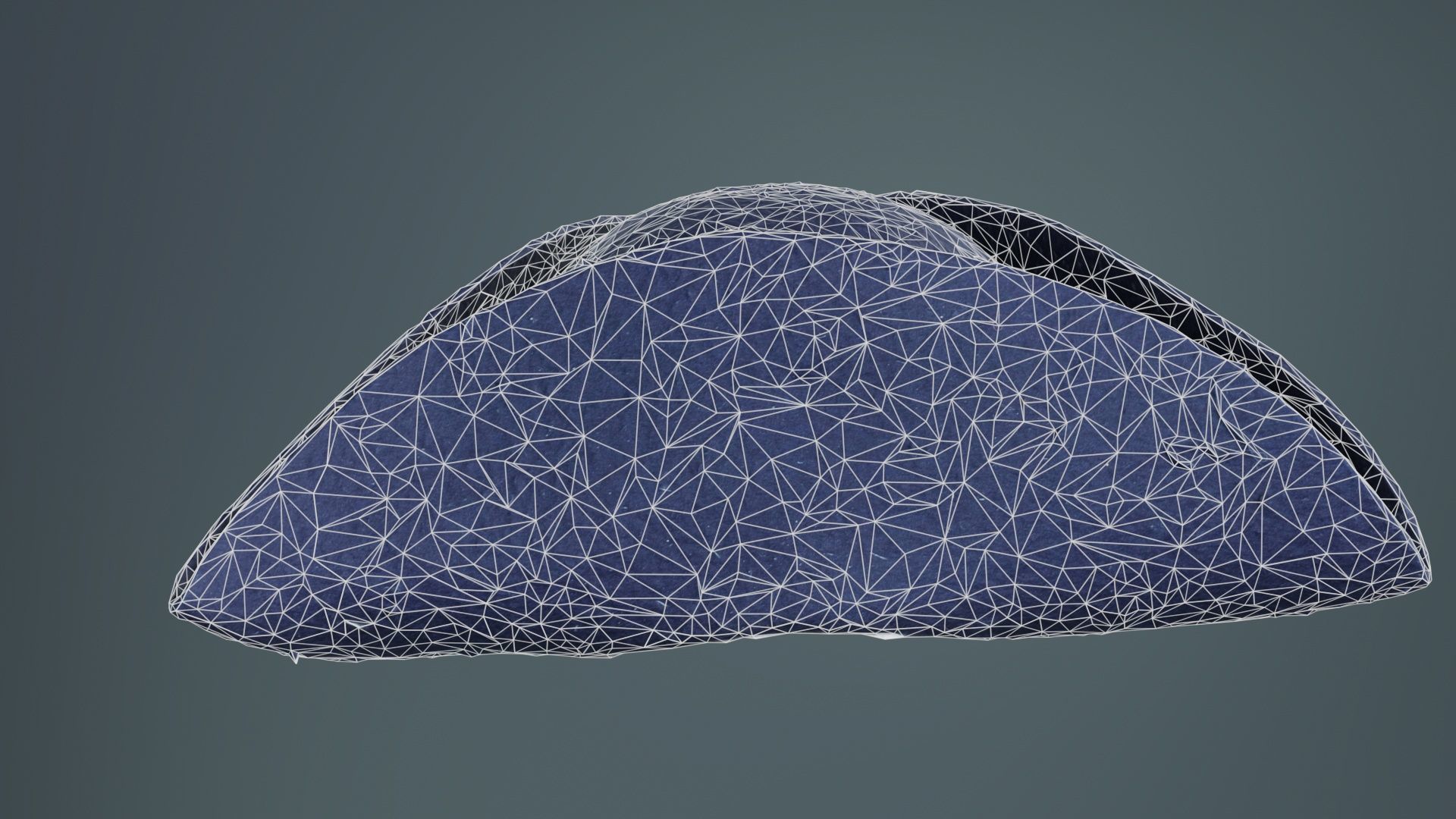 Triangle Hat Plain Low-poly 3D model_10