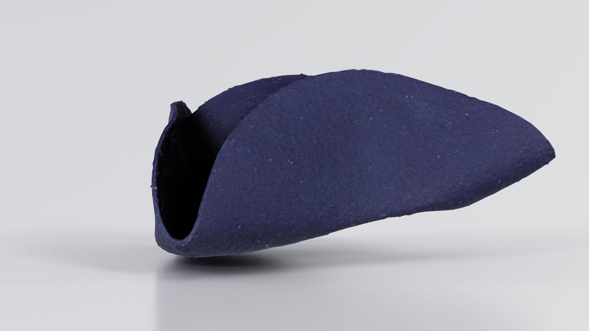 Triangle Hat Plain Low-poly 3D model_5