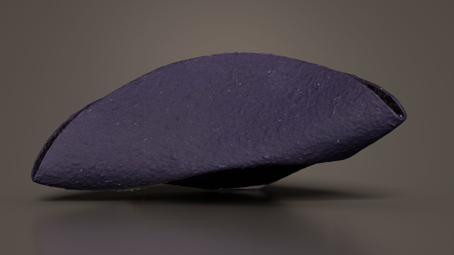 Triangle Hat Plain Low-poly 3D model_7