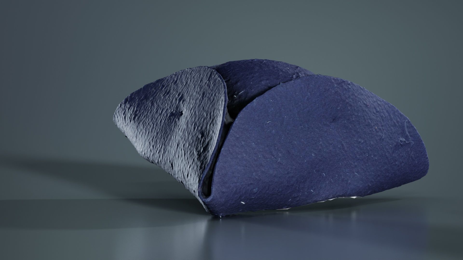 Triangle Hat Plain Low-poly 3D model_6