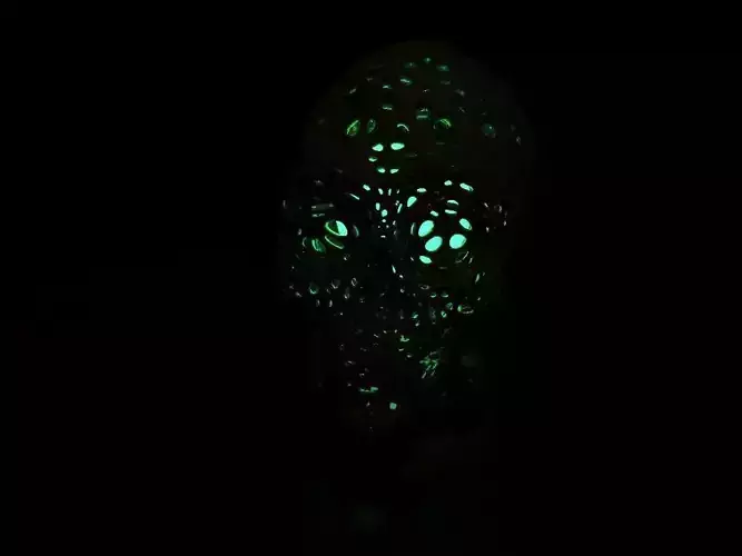 Alien skull Lamp