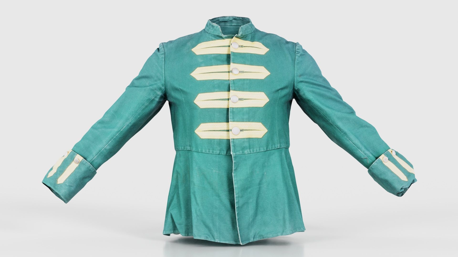 Arrow Jacket Closed Low-poly 3D model_15