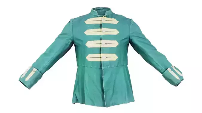 Arrow Jacket Closed Low-poly 3D model