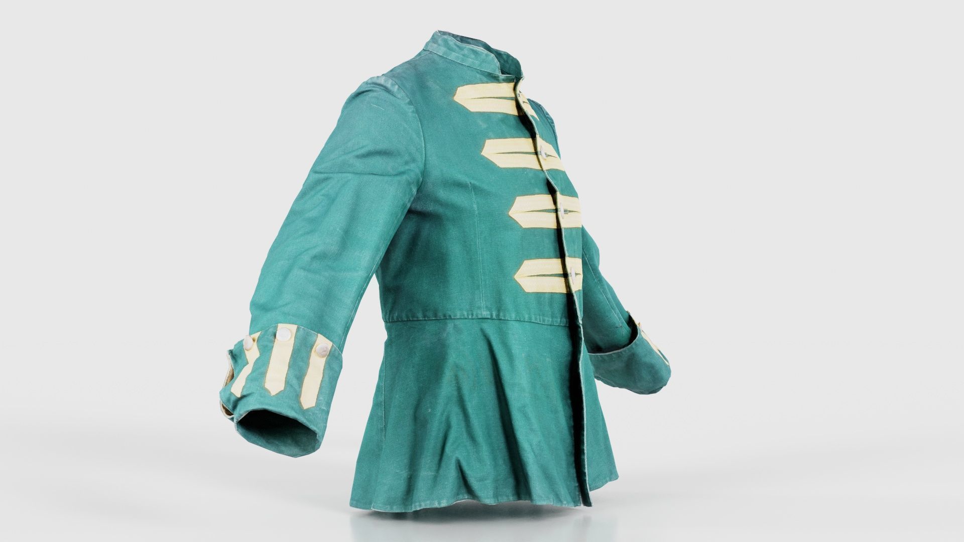 Arrow Jacket Closed Low-poly 3D model_17