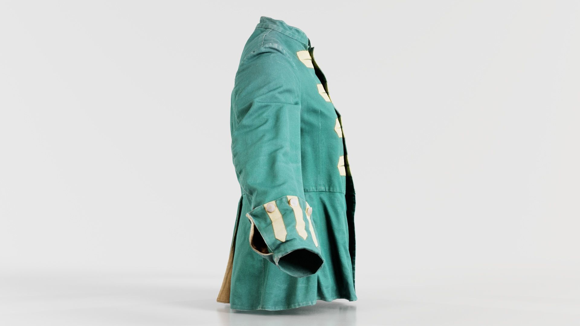 Arrow Jacket Closed Low-poly 3D model_6