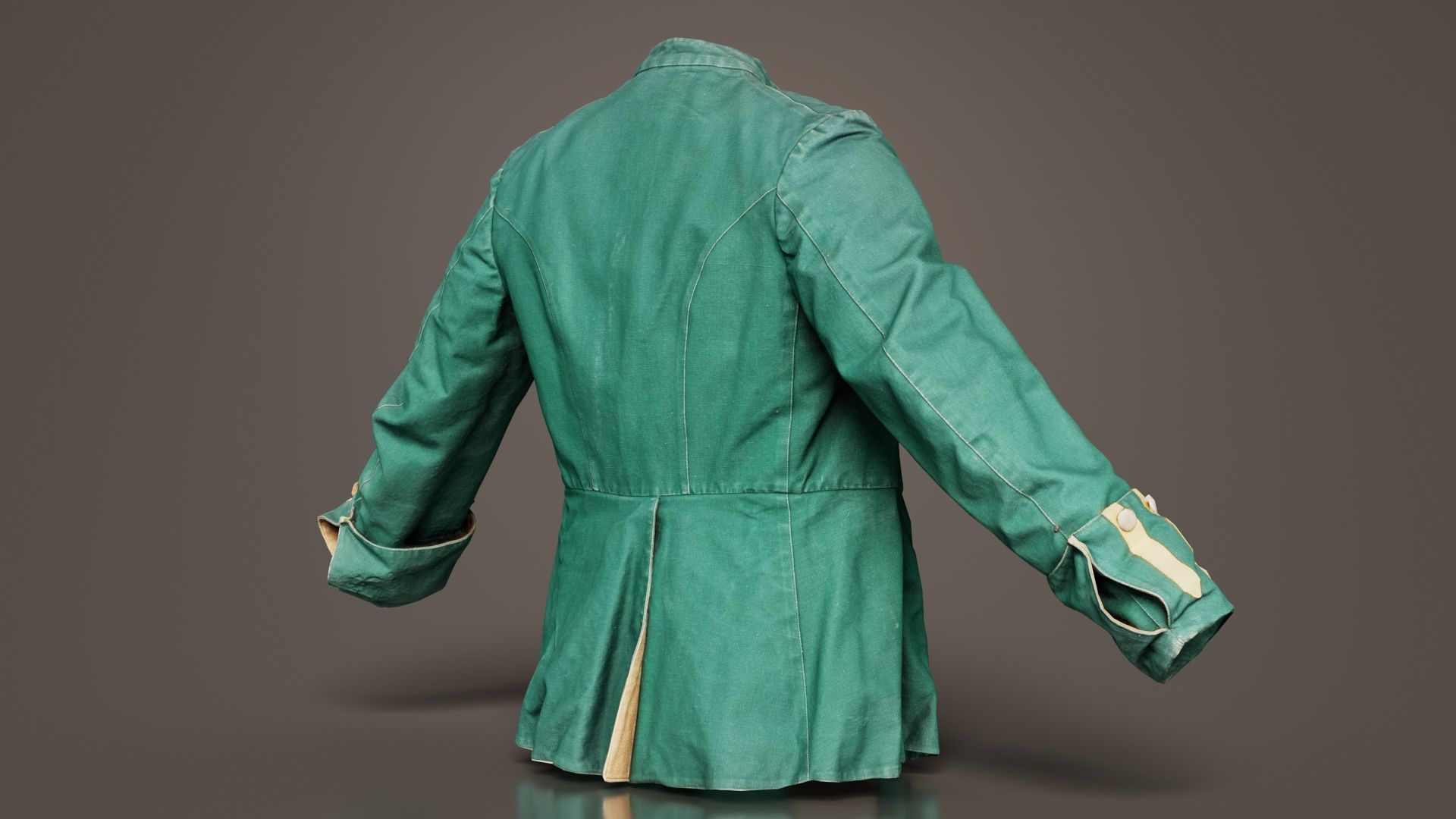 Arrow Jacket Open Low-poly 3D model_3