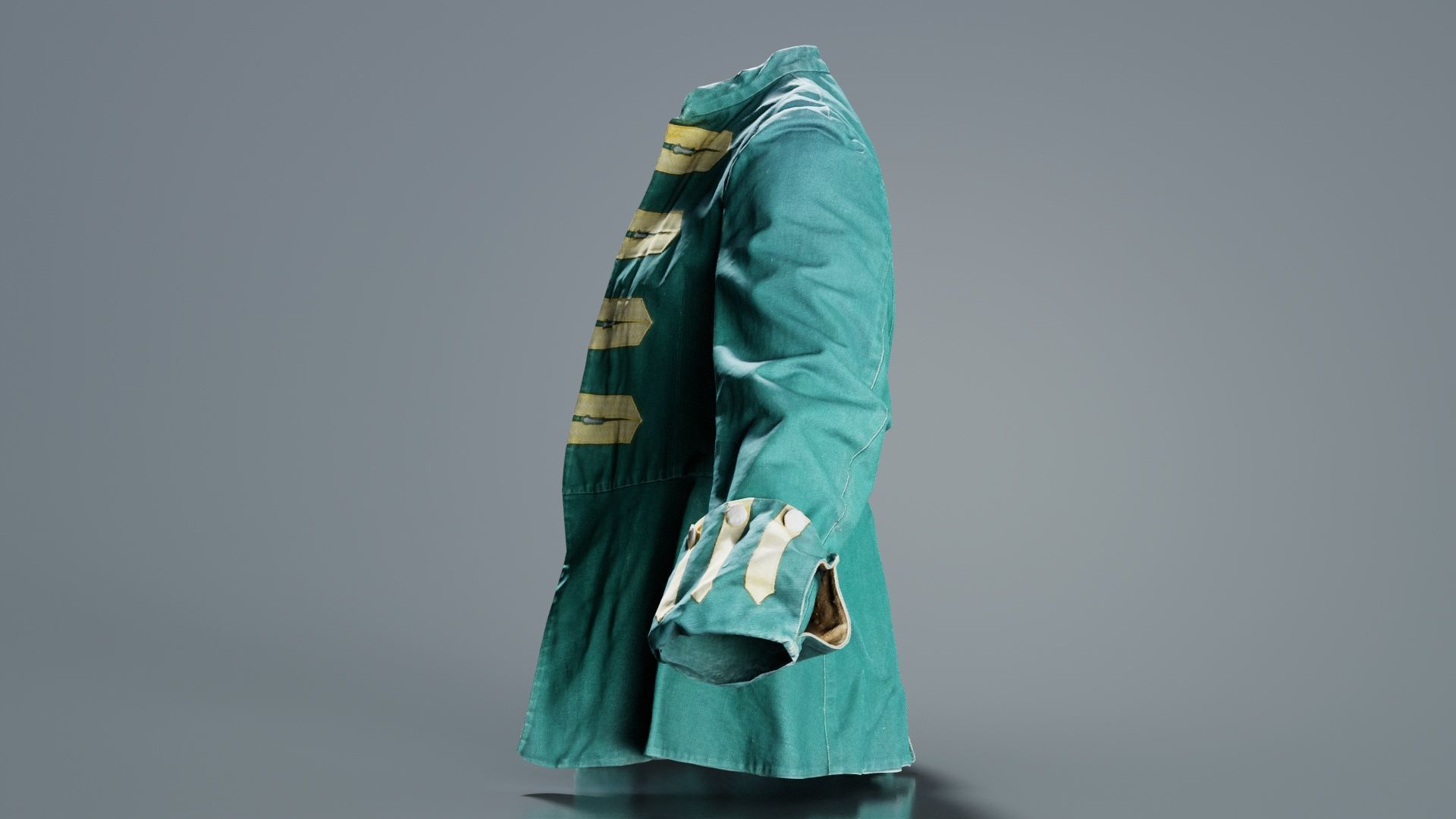 Arrow Jacket Open Low-poly 3D model_8