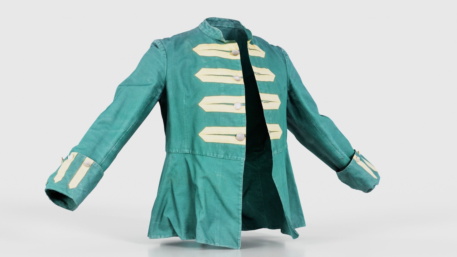 Arrow Jacket Open Low-poly 3D model_16