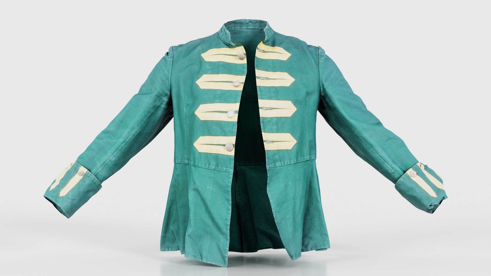 Arrow Jacket Open Low-poly 3D model_15
