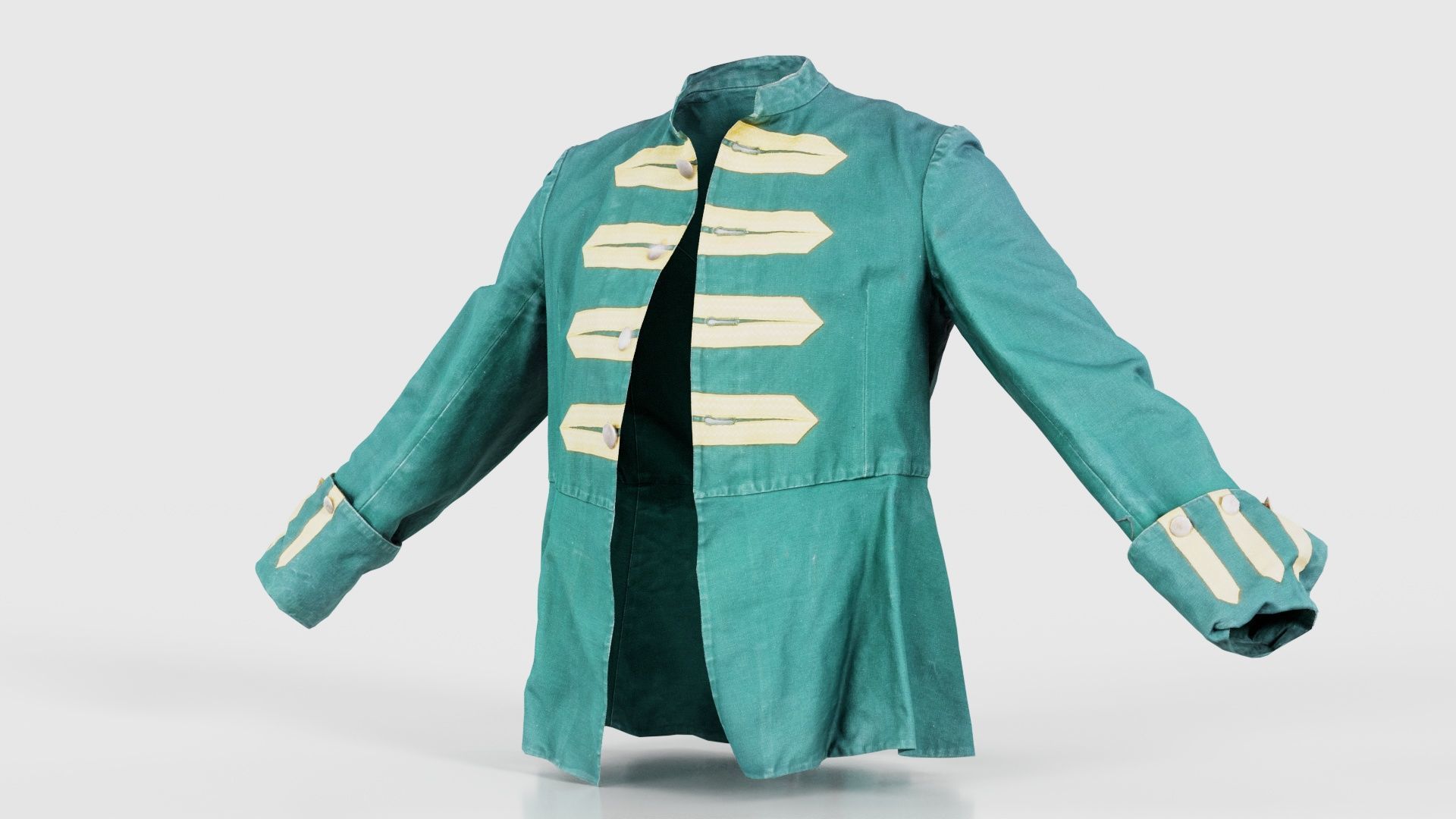 Arrow Jacket Open Low-poly 3D model_26