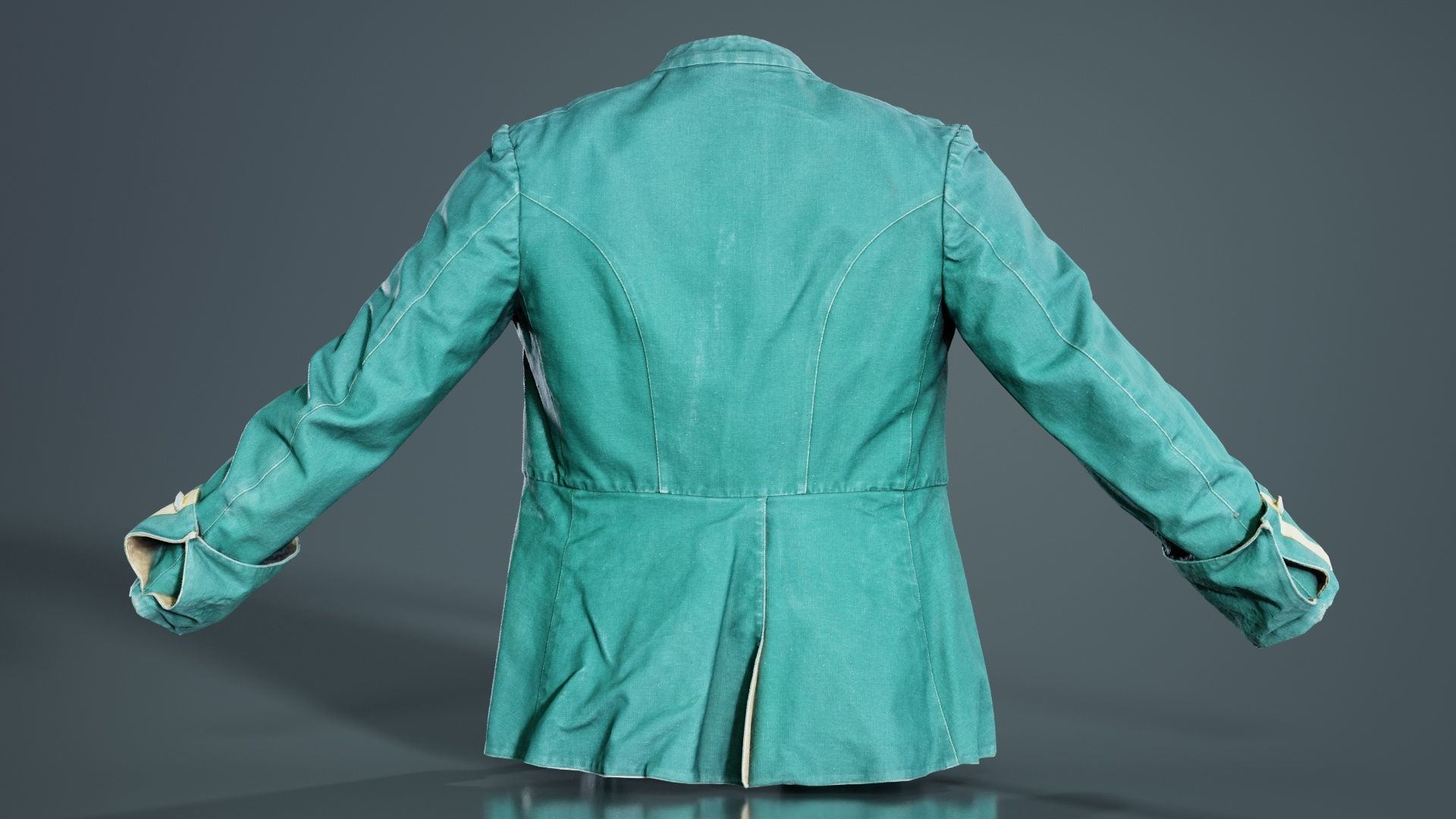 Arrow Jacket Open Low-poly 3D model_6