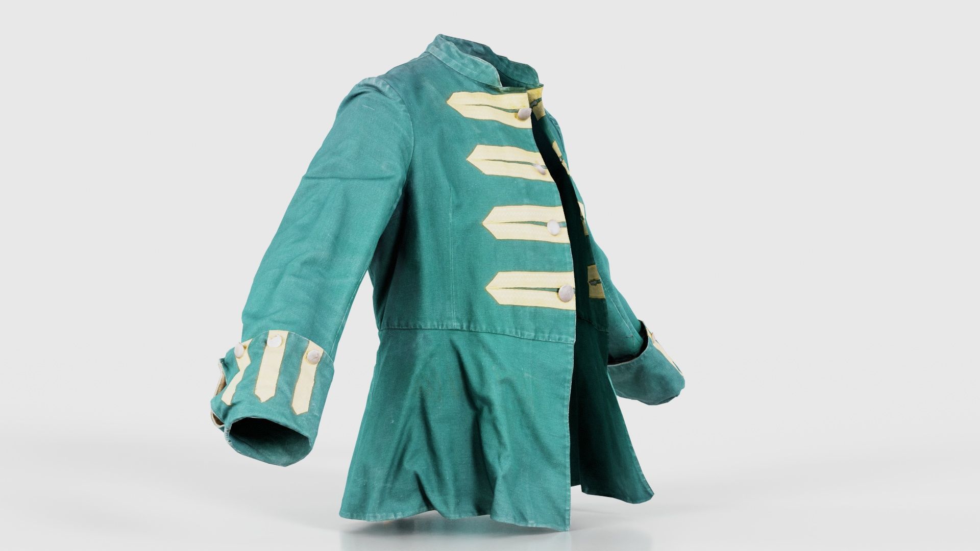 Arrow Jacket Open Low-poly 3D model_17