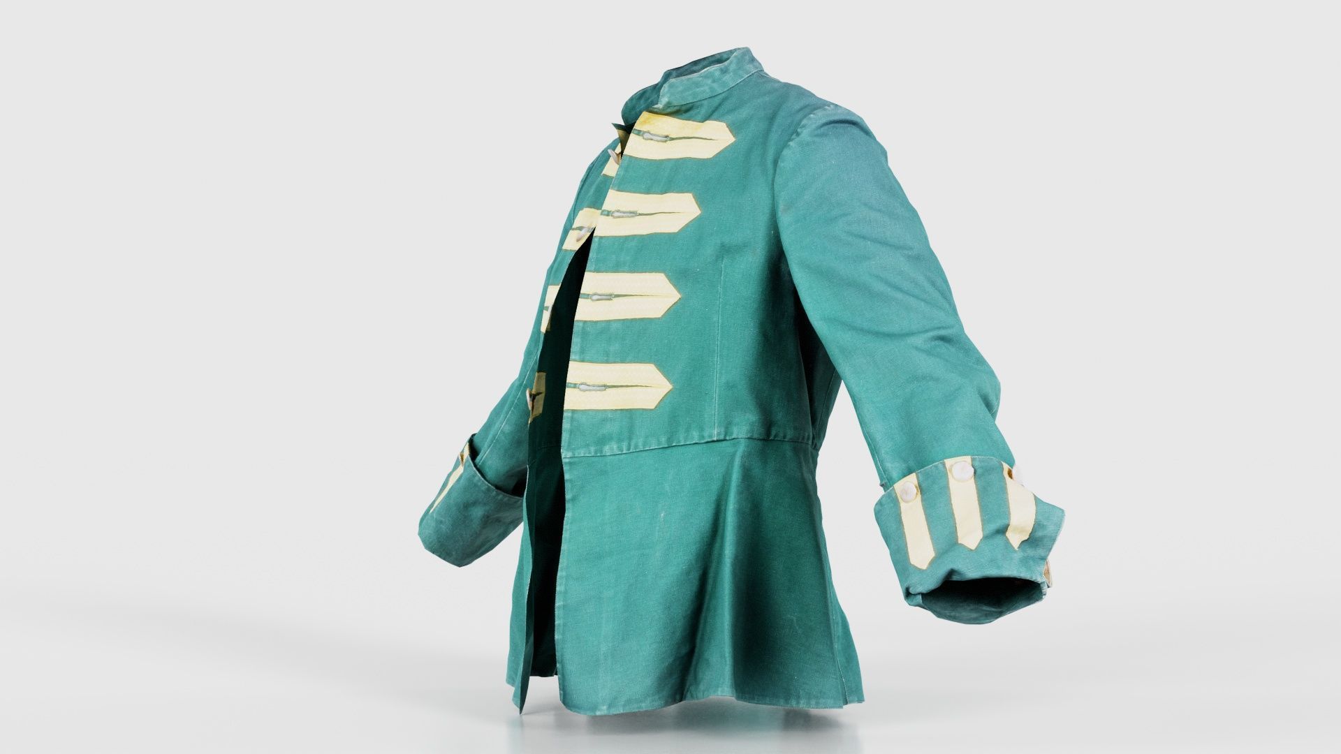 Arrow Jacket Open Low-poly 3D model_25