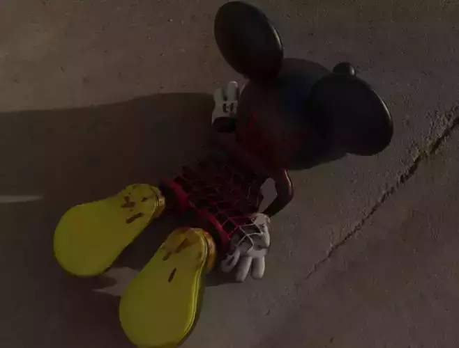 Mickey meets the road - Dead mickey 3D print model