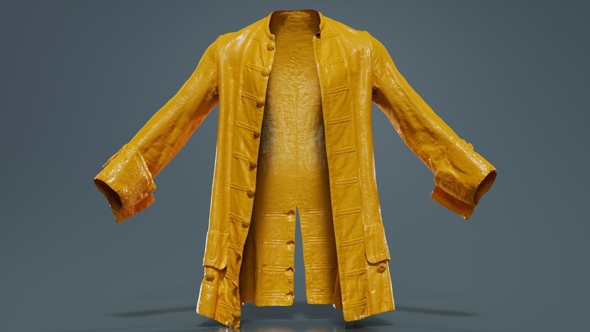 Cloud Jacket Low-poly 3D model_12