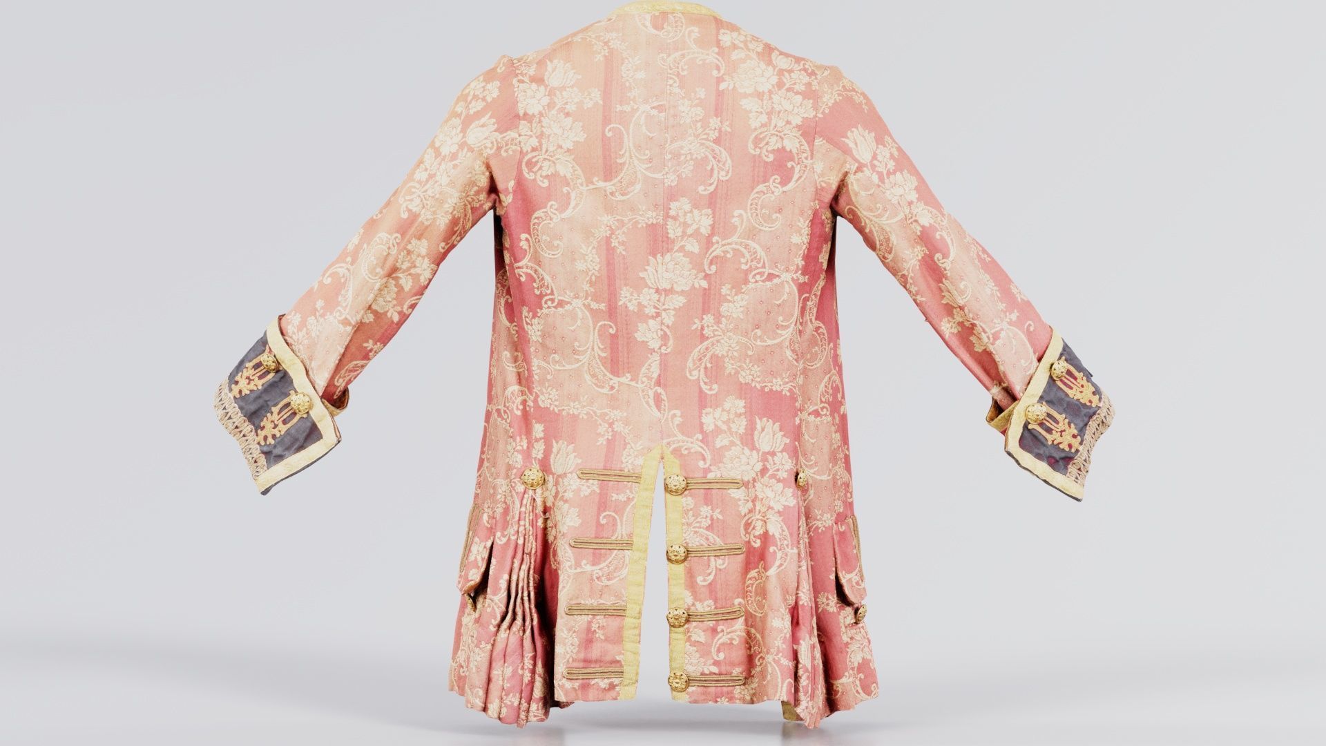 Cloud Jacket Low-poly 3D model_4