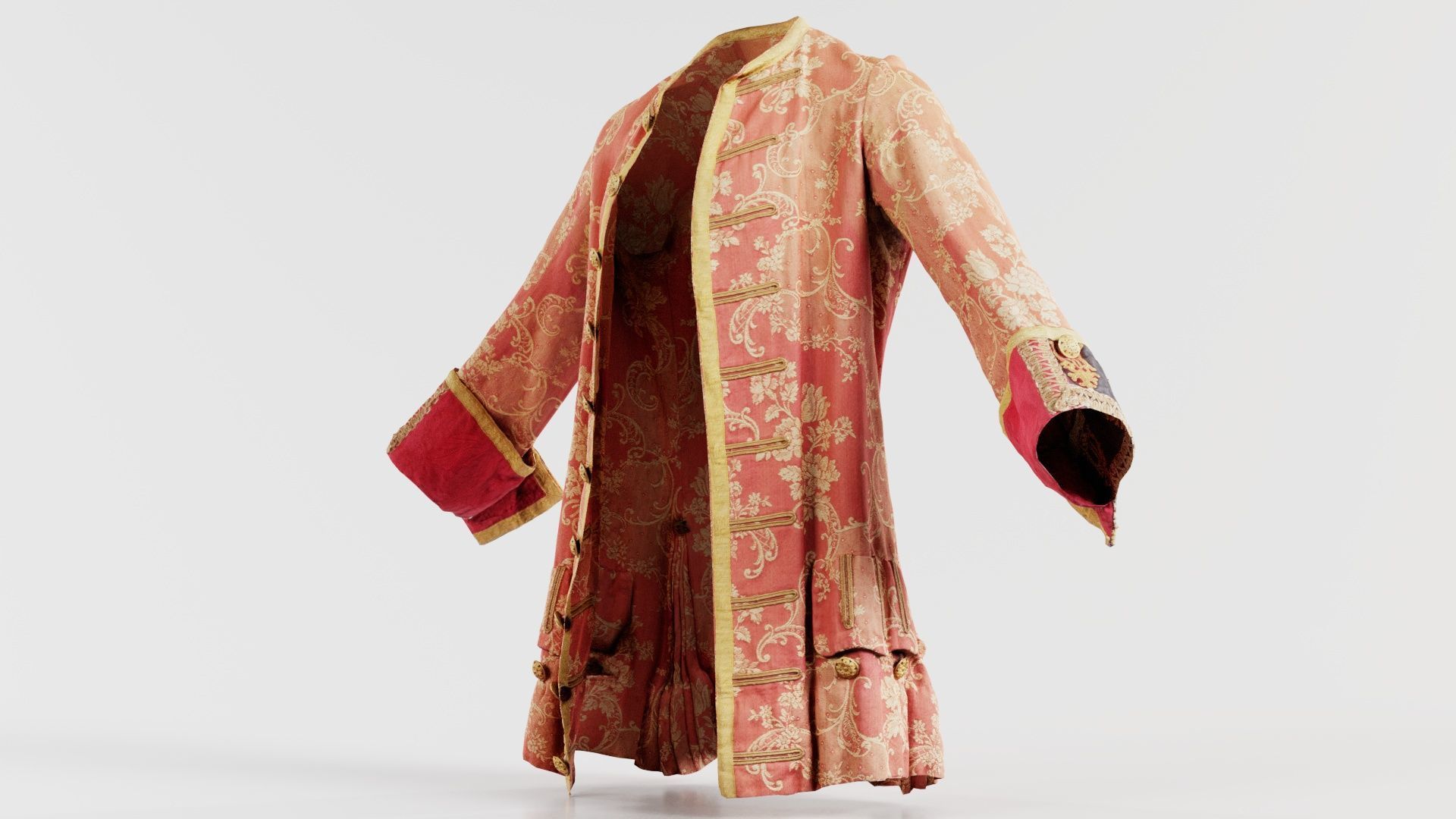 Cloud Jacket Low-poly 3D model_1