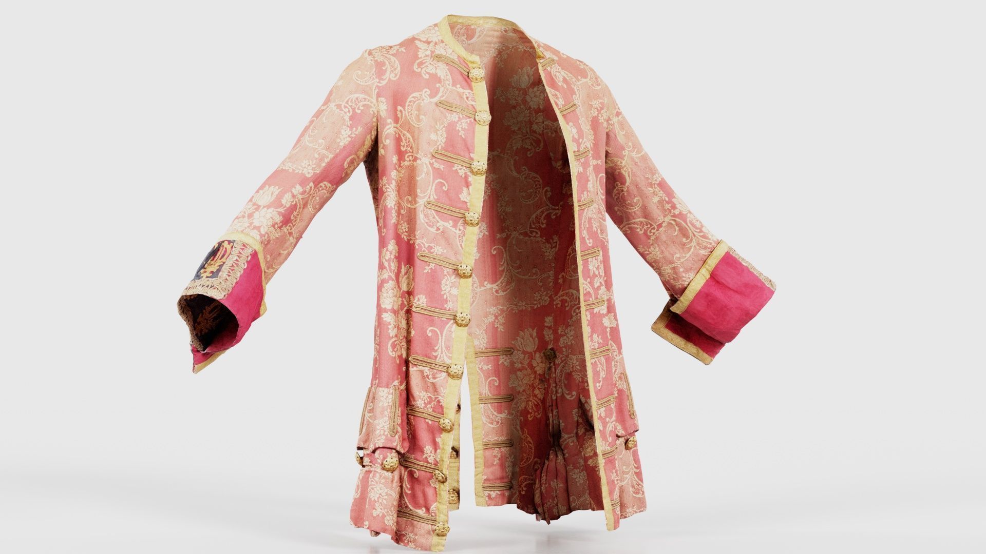 Cloud Jacket Low-poly 3D model_16