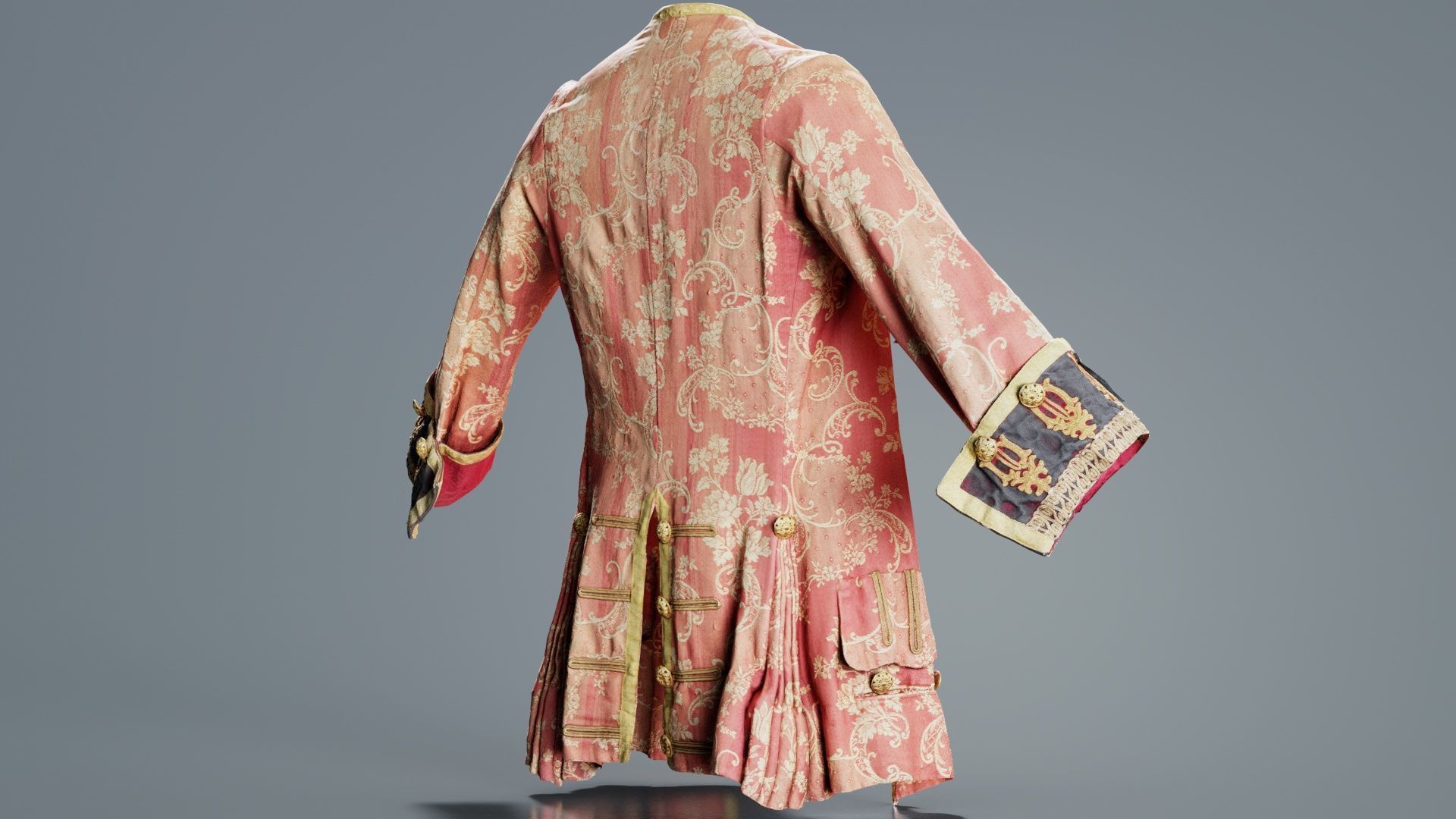 Cloud Jacket Low-poly 3D model_5