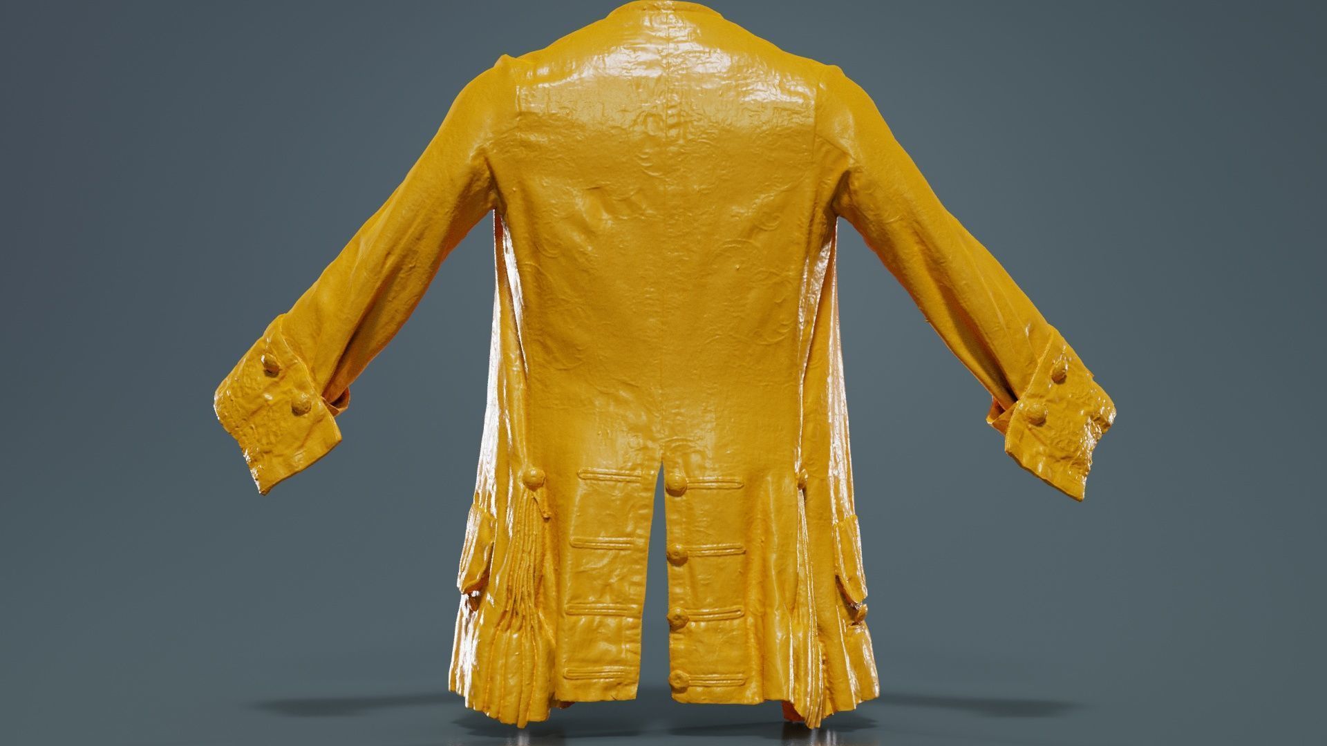 Cloud Jacket Low-poly 3D model_13