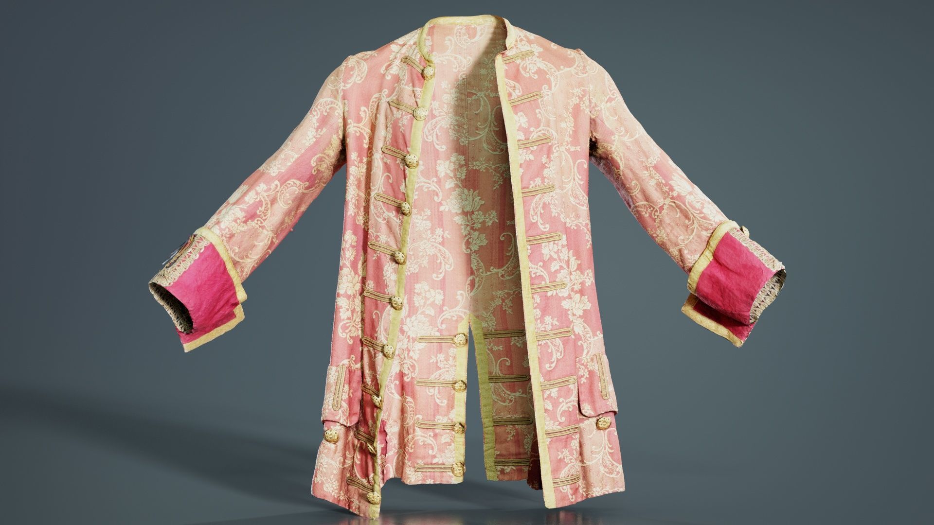 Cloud Jacket Low-poly 3D model_6