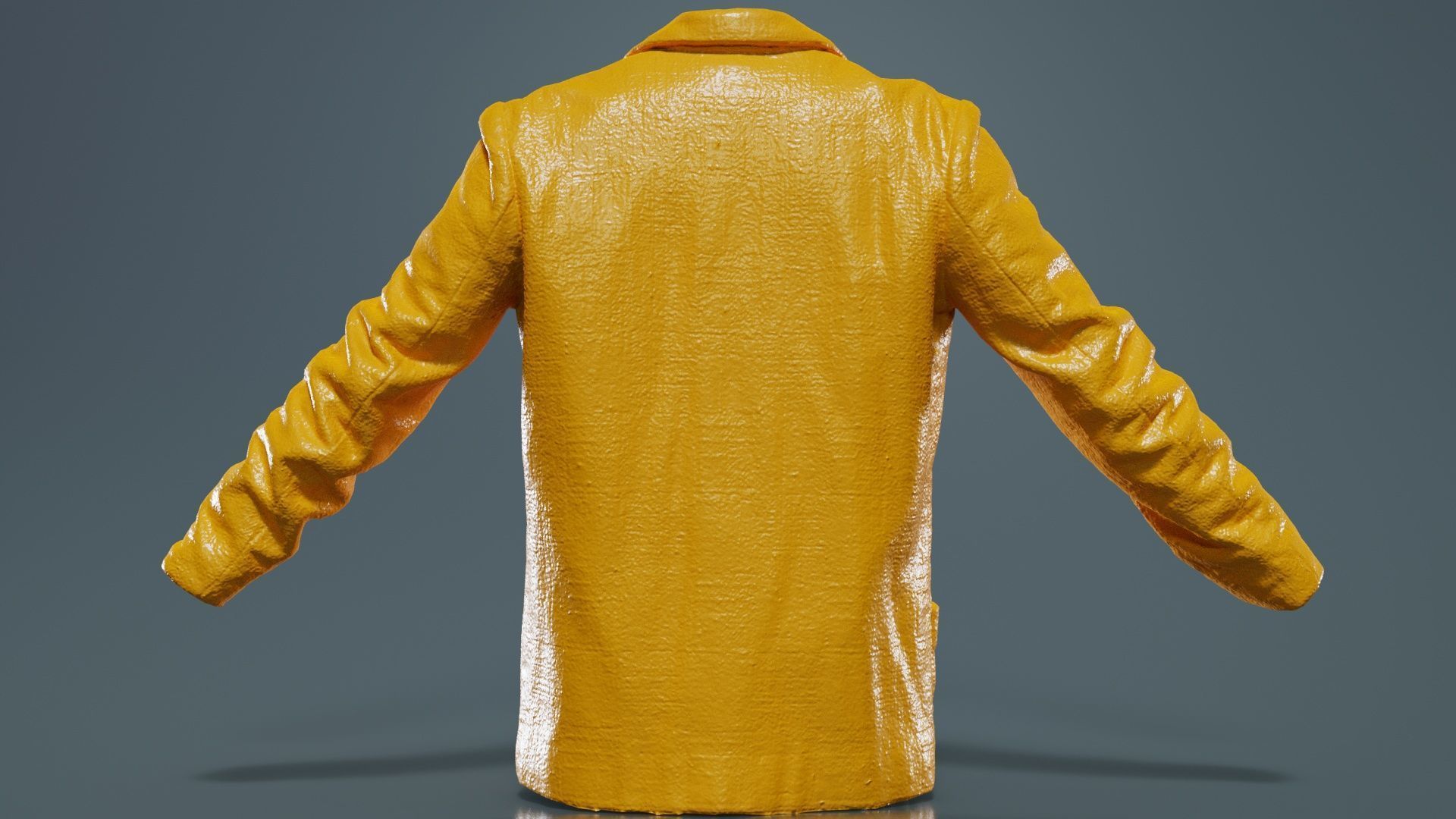 Clown Jacket Closed Low-poly 3D model_13