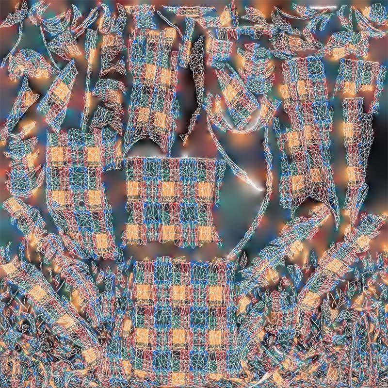 Clown Jacket Closed Low-poly 3D model_14