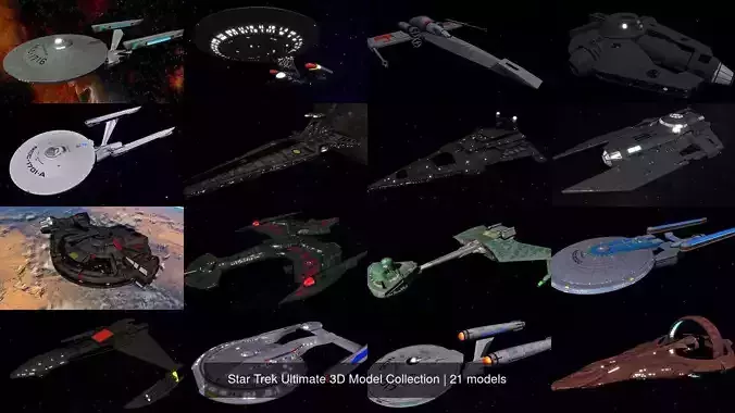 Star Trek Ultimate 3D Model Collection 