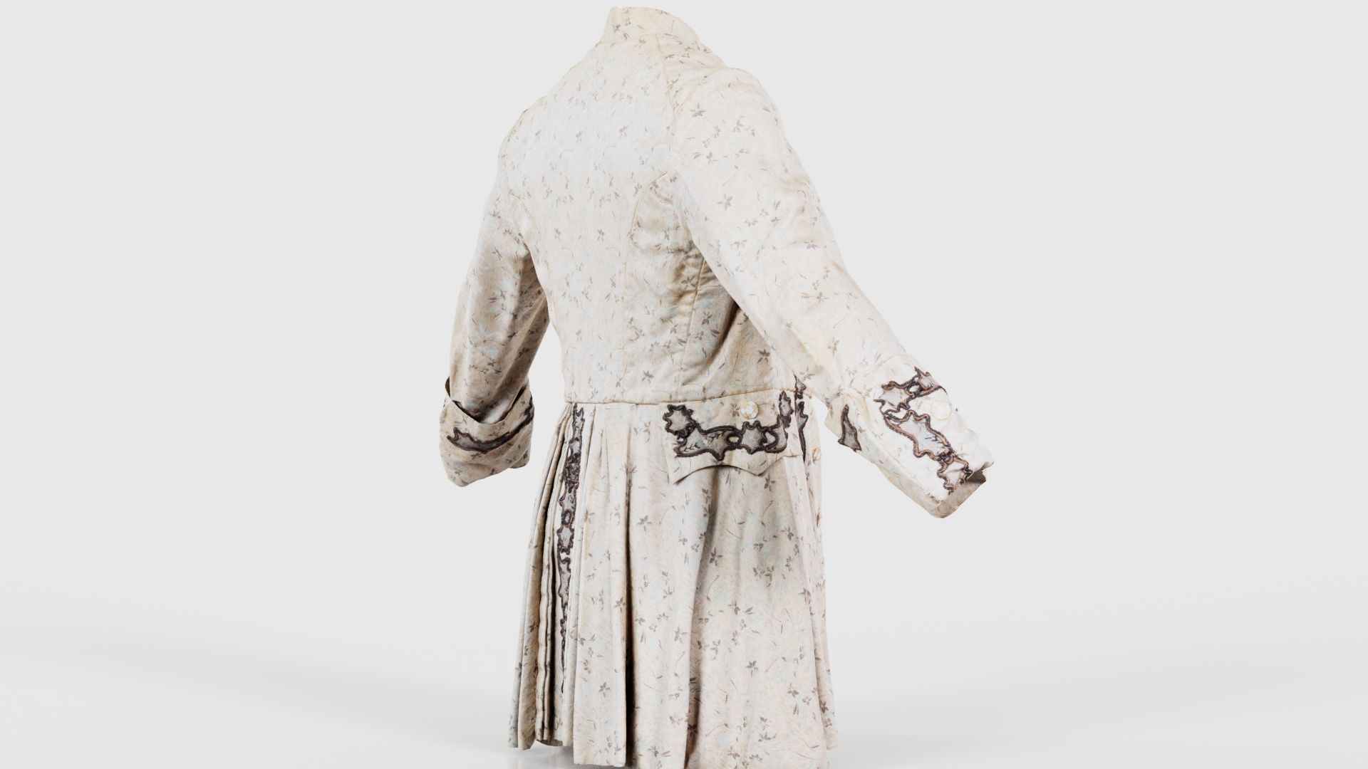 Lace Jacket Low-poly 3D model_19