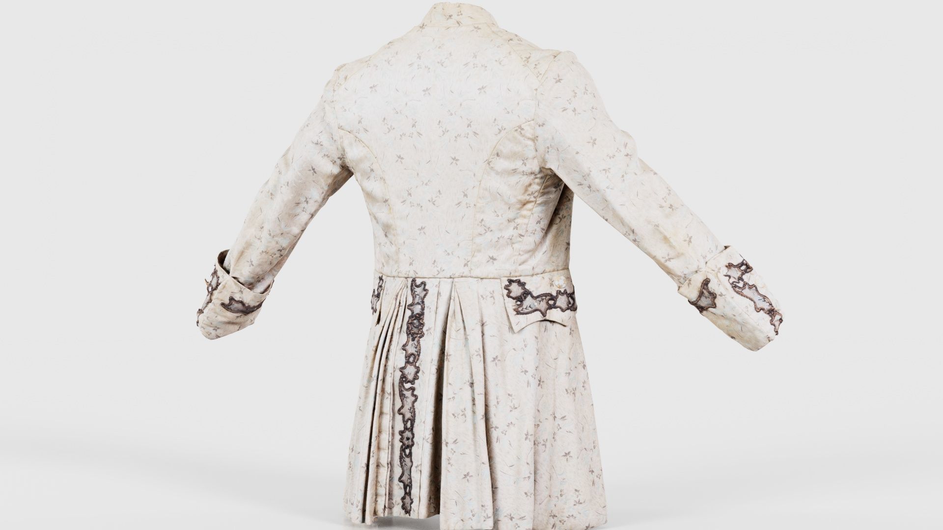 Lace Jacket Low-poly 3D model_20