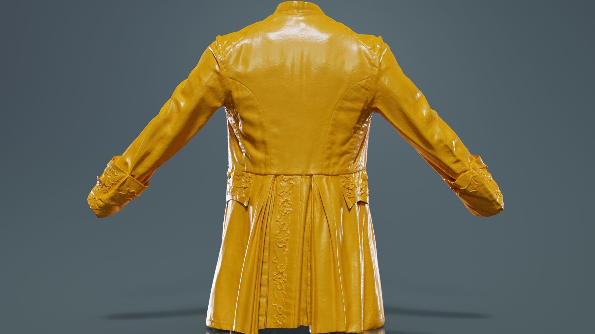 Lace Jacket Low-poly 3D model_13