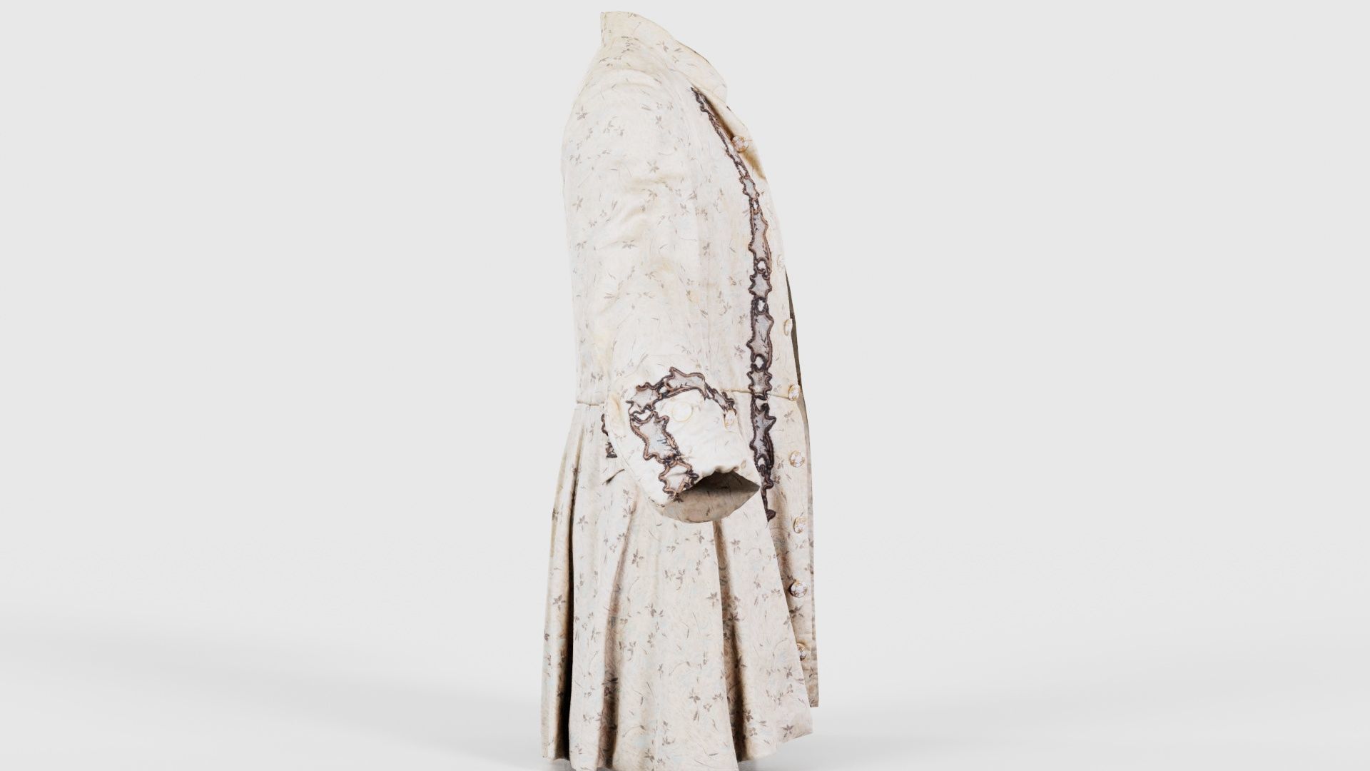 Lace Jacket Low-poly 3D model_18