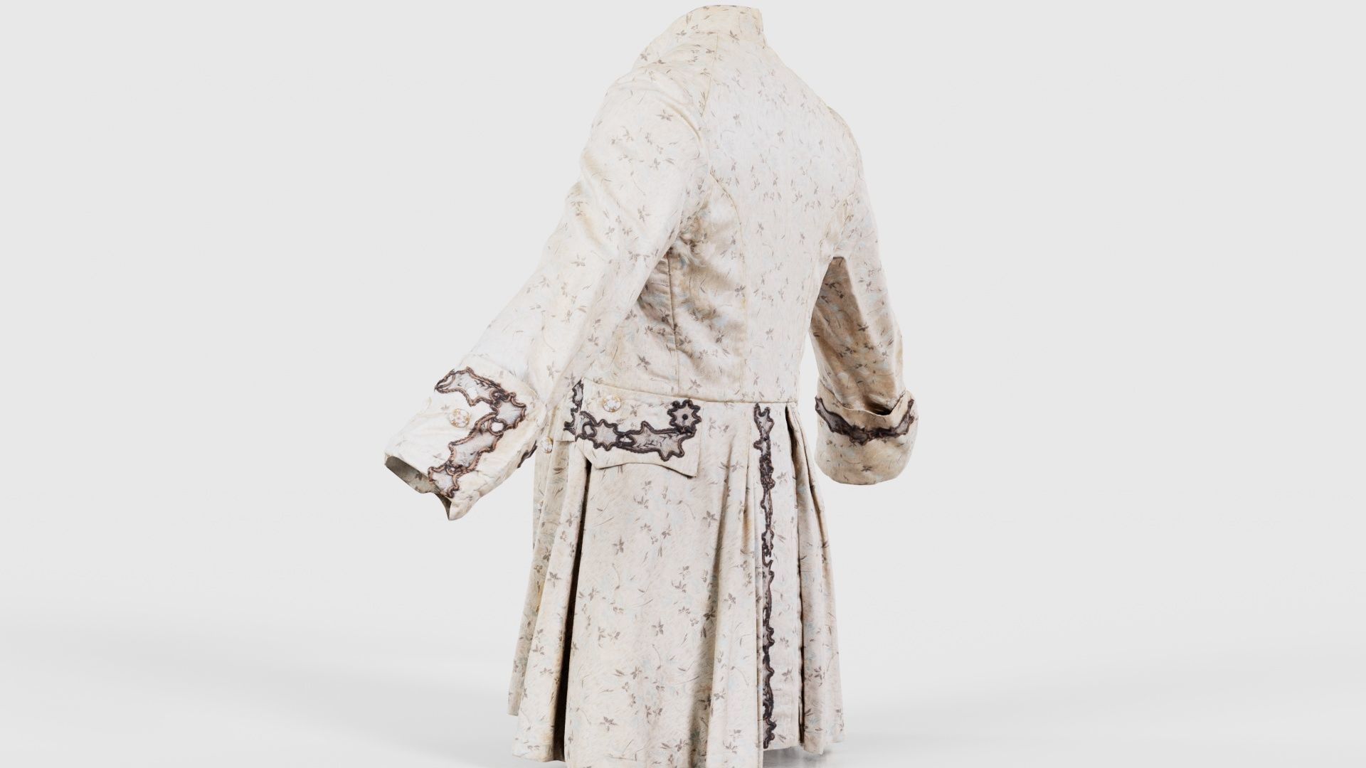 Lace Jacket Low-poly 3D model_23