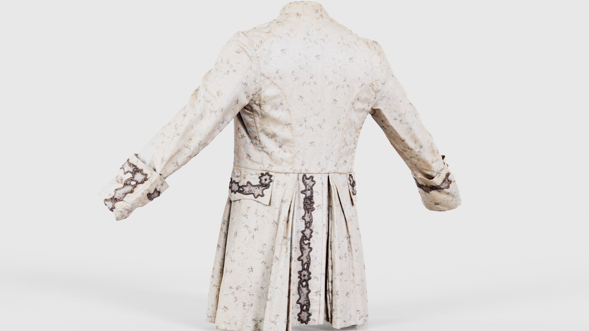 Lace Jacket Low-poly 3D model_22