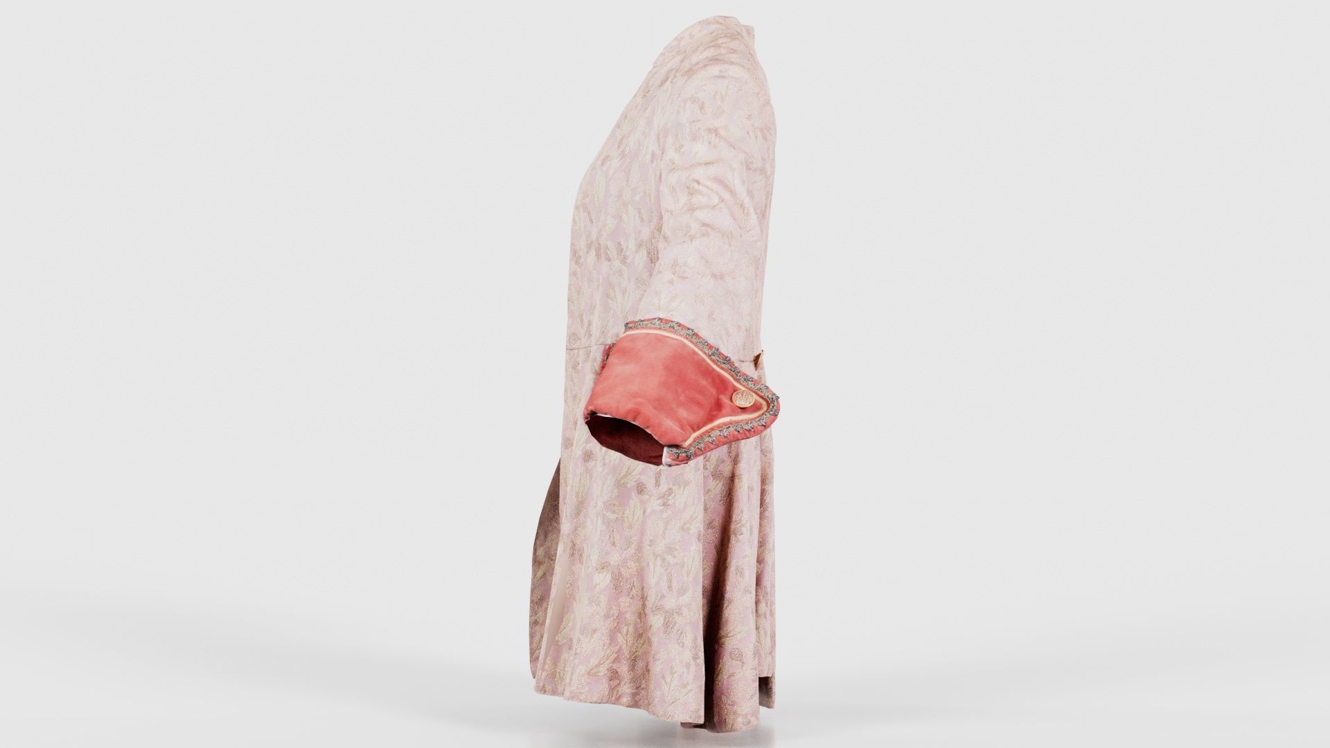 Leaf Jacket Low-poly 3D model_24